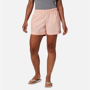 Women’s Columbia PFG Backcast Water Shorts, XXL, Tiki Pink, 5” inseam.
